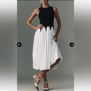 NWT Anthropology Siempre Michelle Sleeveless Blockdress